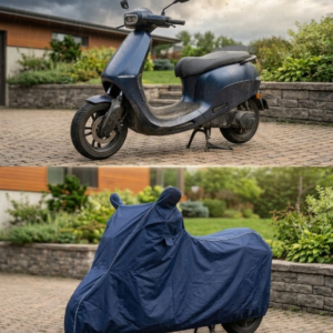 Heavy Duty Waterproof Bike Cover for Motorcycle & Scooter
