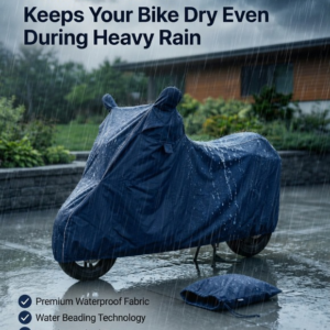 Heavy Duty Waterproof Bike Cover for Motorcycle & Scooter