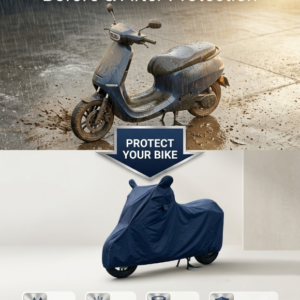 Heavy Duty Waterproof Bike Cover for Motorcycle & Scooter